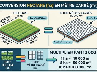 convertir un hectare en m²